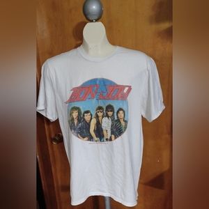 bon jovi t shirt size m e d 2019 double stitched